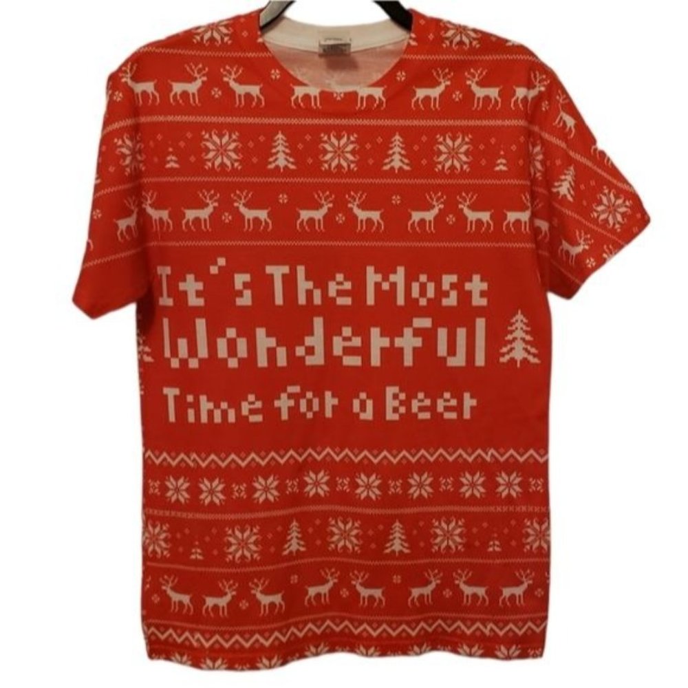 3/$15 Jerzees Dry Sport Holiday T-Shirt Size Small